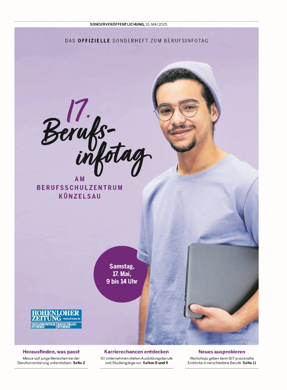 Titelseite Berufsinfotag_Kuenzelsau_5_2025