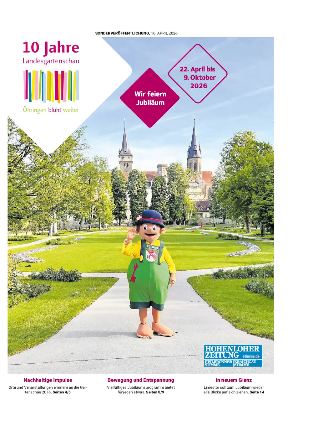 Titelseite_10 Jahre Landesgartenschau Öhringen